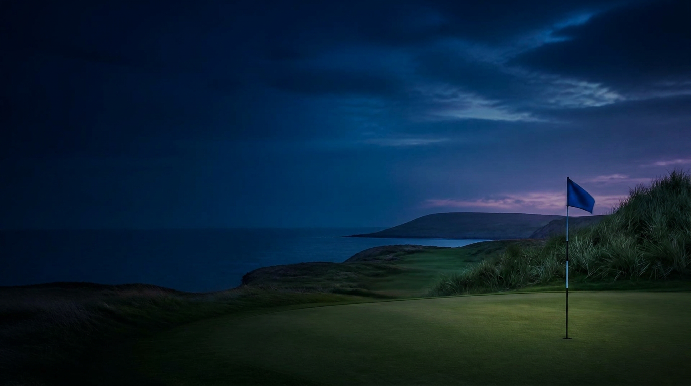 Example golf club website homepage